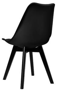 ViaDomo Via Domo - Židle Rovere - černá - 49x83x42 cm