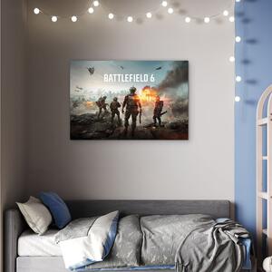 DUBLEZ | Dřevěný obraz z hry - Battlefield 6 | UV tisk, Premium
