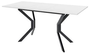 Rozkládací jídelní stůl Krawos M 125x80, Barva dřeva: bíla + černá Mirjan24 5903211289903