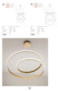 Redo 01-1789 - LED Stmívatelné nástěnné svítidlo TORSION LED/27W/230V bílá