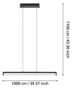Eglo 900895 - LED Stmívatelný lustr na lanku CARDITO LED/36W/230V