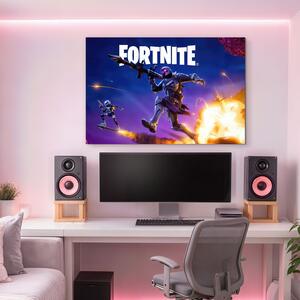 DUBLEZ | Barevný obraz na stěnu - Fortnite | UV tisk, Premium