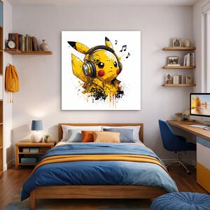 DUBLEZ | Pokémon obraz na stěnu - Pikachu | UV tisk, Premium