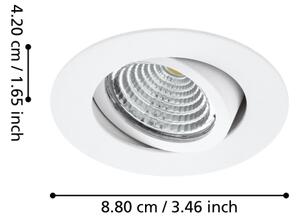 Eglo 33391 - SADA 3xLED Stmívatelné svítidlo SALICETO 3xLED/6W/230V bílá