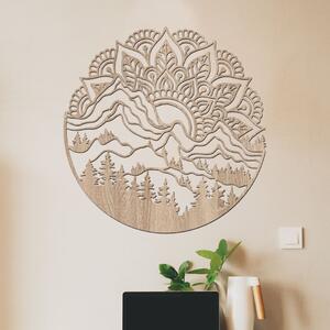 Dřevo života | Dřevěná mandala MANDALA HORY | Rozměry (cm): 40x40 | Barva: Javor