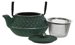 Konvice na čaj Home ESPRIT Modrý Zelená Nerezová ocel Železo 400 ml (3 kusů)