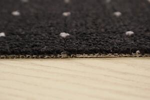 Condor Carpets AKCE: 139x235 cm Metrážový koberec Udinese antracit - neúčtujeme odřezky z role! - S obšitím cm