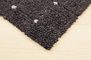 Condor Carpets AKCE: 139x235 cm Metrážový koberec Udinese antracit - neúčtujeme odřezky z role! - S obšitím cm