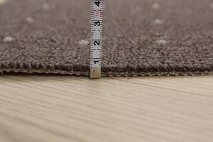 Condor Carpets AKCE: 80x150 cm Metrážový koberec Udinese hnědý - neúčtujeme odřezky z role! - Bez obšití cm