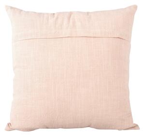 Růžový bavlněný polštář PT LIVING Wave, 45 x 45 cm
