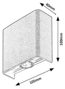Rabalux 77191 - LED Ven. nástěnné svítidlo PORTEL 2W/230V 2000/2700/4000K IP65
