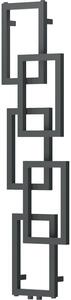 Mexen Grid, dekorativní koupelnový radiátor 1360 x 390 mm, 349 W, grafitová, W215-1360-390-00-66