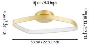 Eglo 900916 - LED Stmívatelné stropní svítidlo VALLEROSA LED/25,2W/230V