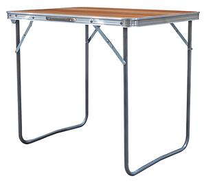 Aga Skládací kempingový stolek 70x50x60 cm MR2022 Hnědý