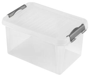 Heidrun Box úložný s víkem 8 l, plast, 33x22,5x16 cm