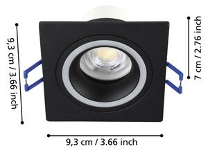 Eglo 900763 - LED RGBW Stmívatelné podhledové svítidlo CAROSSO-Z 4,7W/230V černá