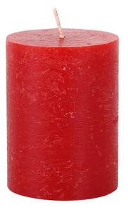 Rustikální svíčka 10cm PROVENCE červená