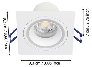 Eglo 900765 - LED RGBW Stmívatelné podhledové svítidlo CAROSSO-Z 4,7W/230V bílá