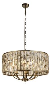 Searchlight 6588-8AB Závěsné glamour svítidlo BIJOU patina, průměr 64cm