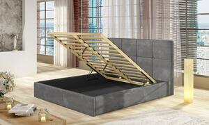 Čalouněná postel s úložným prostorem Atenso Duo, Barva: Malmo 90, Rozměr postele: 180x200 Mirjan24 5903211010170