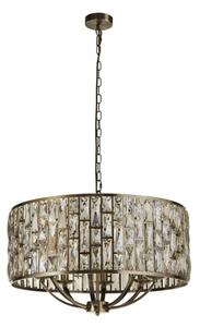 Searchlight 6588-8AB Závěsné glamour svítidlo BIJOU patina, průměr 64cm