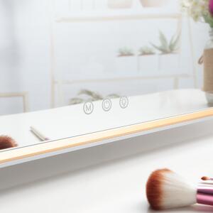 MMIRO, Hollywoodské make-up zrcadlo s osvětlením L621, 75 x 56 cm | stříbrná L621