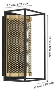 Eglo 43789 - Nástěnné svítidlo NOHALES 1xE27/40W/230V