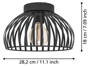Eglo 900792 - Stropní svítidlo MOGANO 1xE27/40W/230V pr. 28 cm