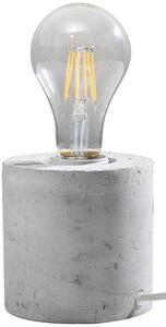 Sollux Lighting Salgado stolní lampička 1x60 W šedá SL0680