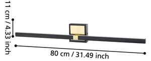 Eglo 900929 - LED Koupelnové nástěnné svítidlo PEGUERA LED/17,5W/230V IP44