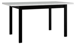 Jídelní stůl se 4 židlemi AL22, Barva dřeva: bílá-L, Barvy nožiček: Sonoma Mirjan24 5903211241482