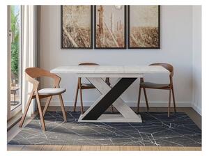 Moderní jídelní stůl Dulcato, Barva: černý lesk / beton Mirjan24 5903211197550