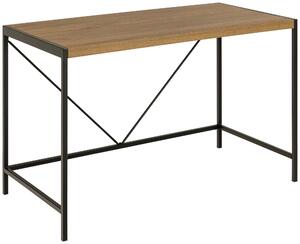 PSACÍ STŮL, černá, barvy dubu, 120/60/75 cm MID.YOU, Online Only
