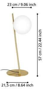 Eglo 900868 - Stolní lampa RONDO 1xE27/40W/230V