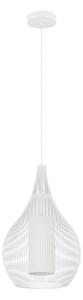 Eglo 900829 - Lustr na lanku RAZONI 1xE27/40W/230V bílá