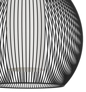 Eglo 900828 - Lustr na lanku RAZONI 1xE27/40W/230V černá