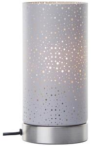 Brilliant 20070/22 Skleněná stolní lampa SCARLETT šedá