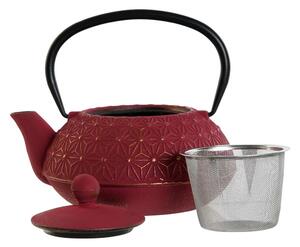 Konvice na čaj DKD Home Decor Modrý Červený Železo 900 ml (2 kusů)