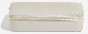 Stackers, Cestovní šperkovnice Oatmeal Large Zipped Jewellery Box | krémová 75627