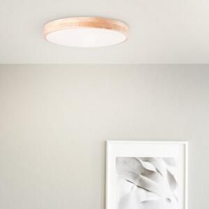 Brilliant G80570A75 LED stmívatelné svítidlo SLIMLINE DŘEVO průměr 50cm, RC, CCT, Night Light