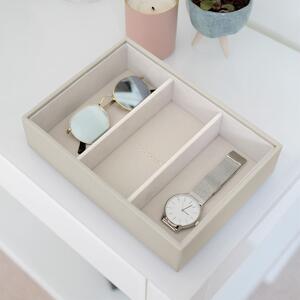 Stackers, Box na šperky a hodinky Oatmeal Classic Watch & Accessory Layer | krémová