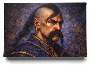 KRAFTHOUSE.EU Kozák – Nezlomný Duch Svobody – obraz na plátně Premium Canvas | 100% bavlna | Různé rozměry Velikost: 30 x 20 cm