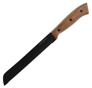 Sada nožů Home ESPRIT Černý Nerezová ocel Akátové dřevo 4 x 1 x 33 cm 6 Kusy