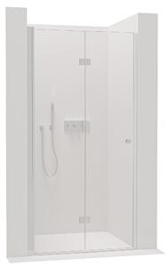 Cerano Volpe, skládací sprchové dveře 100x190 cm, 6mm čiré sklo, chromový profil, CER-CER-423303