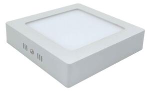 LED přisazený mini panel 12W čtverec bílý 960 lm 3000K