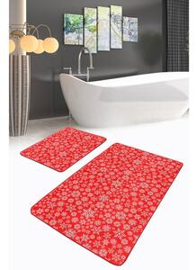 Červené koupelnové předložky v sadě 2 ks 60x100 cm – Mila Home