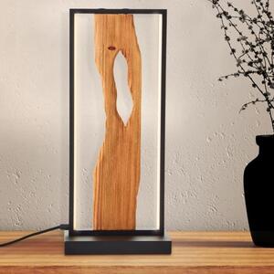 Brilliant G94541/76 Stolní LED lampa CHAUMONT & FSC dřevo