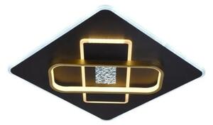 LED Stmívatelné stropní svítidlo LED/90W/230V černá + dálkové ovládání