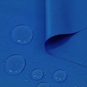 Voděodolná látka azurově modrá, šířka 160 cm MIG05 Modrá Vzorek (10x10 cm +/-1 cm)