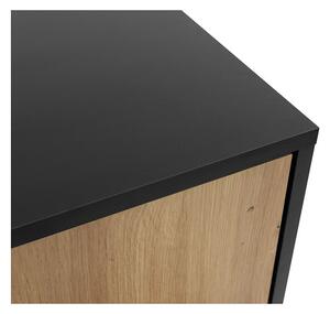 Noční stolek Oksawi 1SZ, Barva dřeva: dub artisan / černý Mirjan24 5903211281310